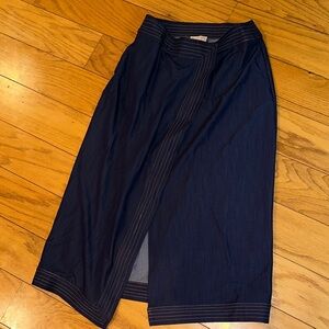 Chic Midnight Blue Pencil Skirt